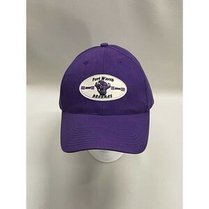 Fort Worth TX Brahmas Hat Purple Adjustable Payden Sports